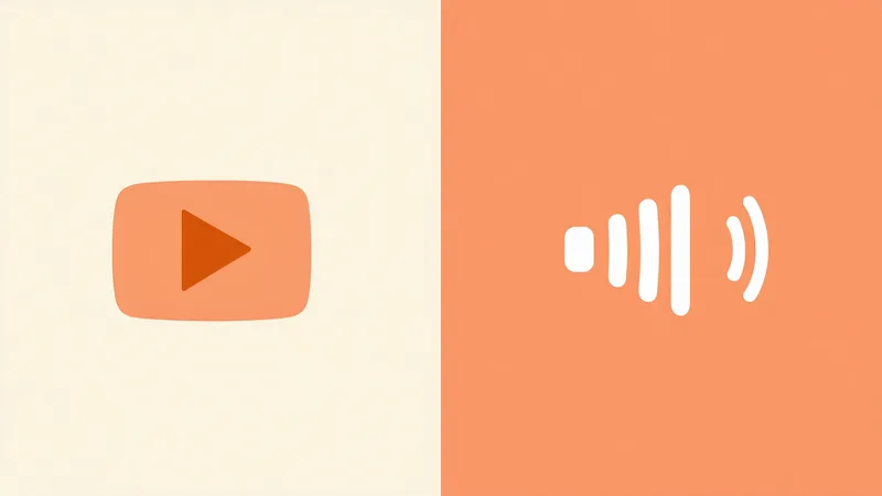Split comparison of a video recording interface vs a voice AI flow builder